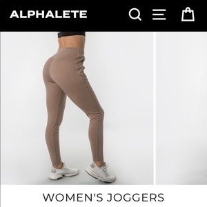 Alphalete Tan Joggers